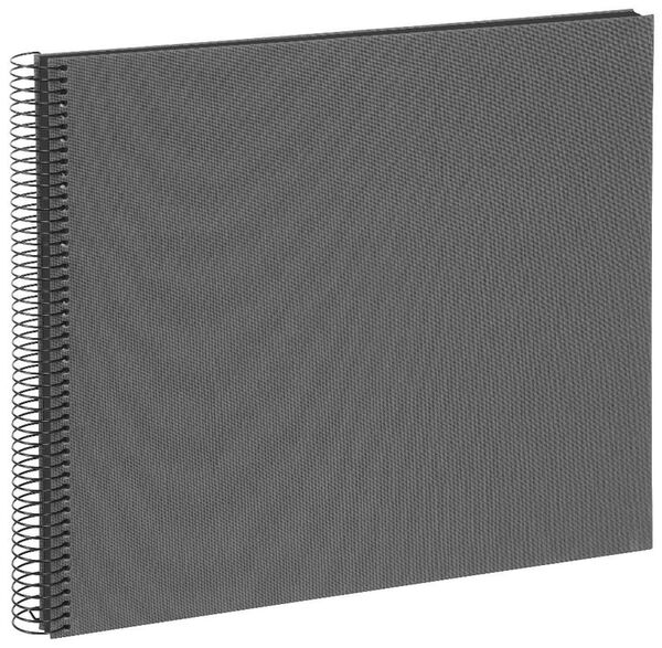 goldbuch Spiralalbum Bella Vista ohne Fenster 35x30 40 schwarze Seiten  grau
