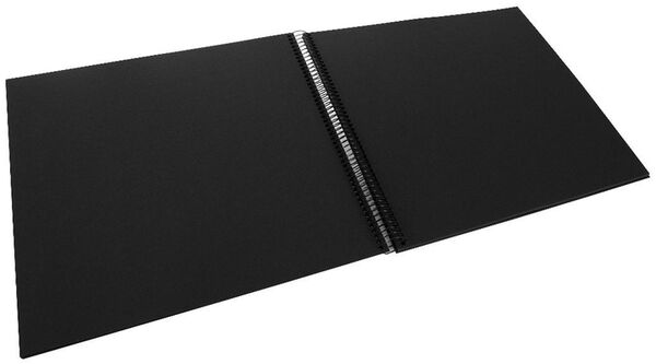 goldbuch Spiralalbum Bella Vista ohne Fenster 35x30 40 schwarze Seiten  grau