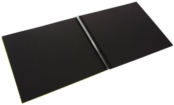 goldbuch Spiralalbum Bella Vista ohne Fenster 35x30 40 schwarze Seiten  grün