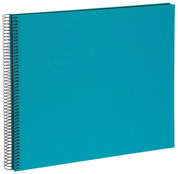 goldbuch Spiralalbum Bella Vista ohne Fenster 35x30 40 schwarze Seiten  türkis