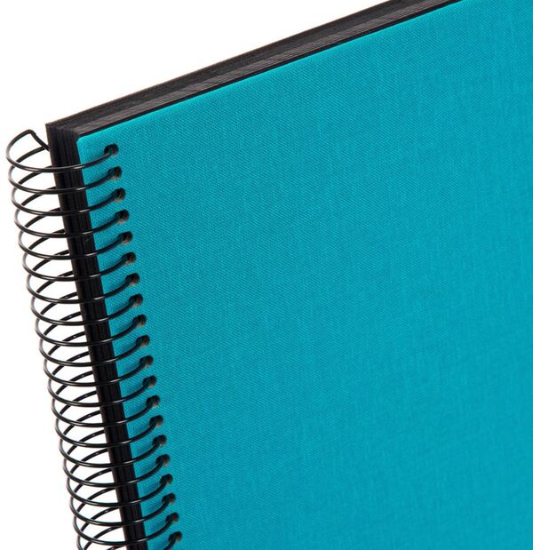 goldbuch Spiralalbum Bella Vista ohne Fenster 35x30 40 schwarze Seiten  türkis