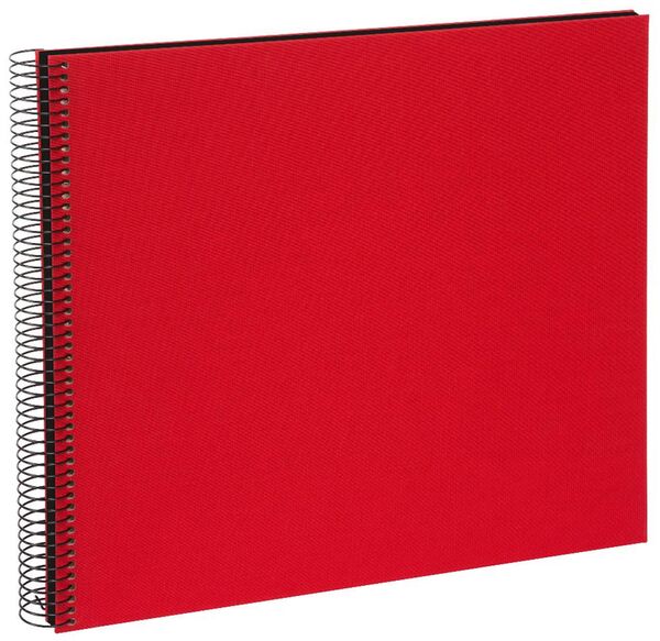 goldbuch Spiralalbum Bella Vista ohne Fenster 35x30 40 schwarze Seiten  rot