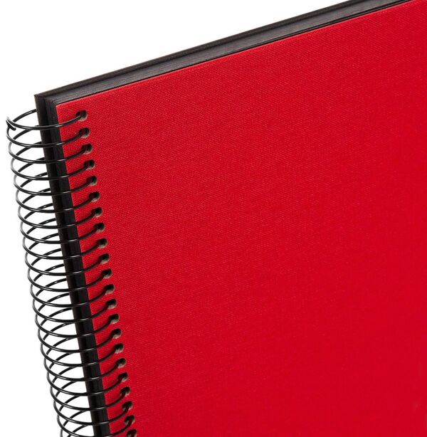 goldbuch Spiralalbum Bella Vista ohne Fenster 35x30 40 schwarze Seiten  rot