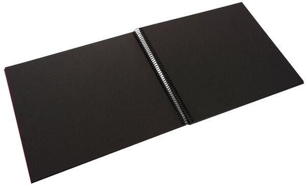 goldbuch Spiralalbum Bella Vista ohne Fenster 35x30 40 schwarze Seiten  bordeaux