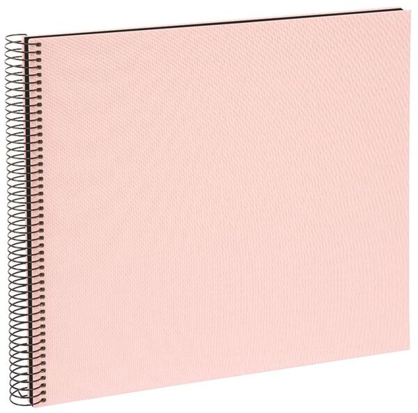 goldbuch Spiralalbum Bella Vista ohne Fenster 35x30 40 schwarze Seiten  rose