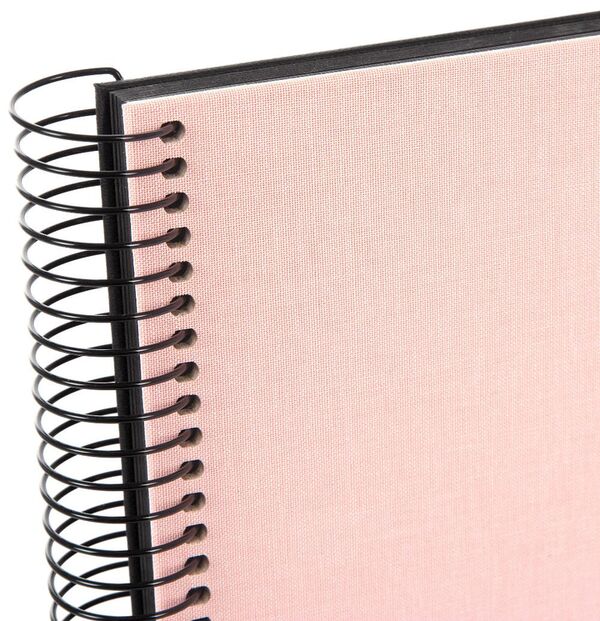 goldbuch Spiralalbum Bella Vista ohne Fenster 35x30 40 schwarze Seiten  rose
