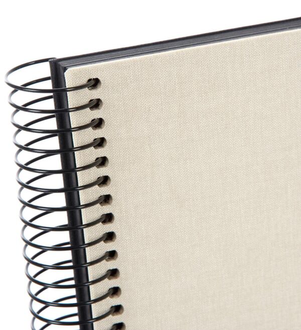 goldbuch Spiralalbum Bella Vista ohne Fenster 35x30 40 schwarze Seiten  sandgrau