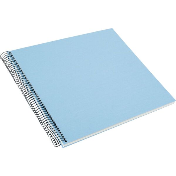 goldbuch Spiralalbum Bella Vista ohne Fenster 35x30 40 weiße Seiten  himmelblau