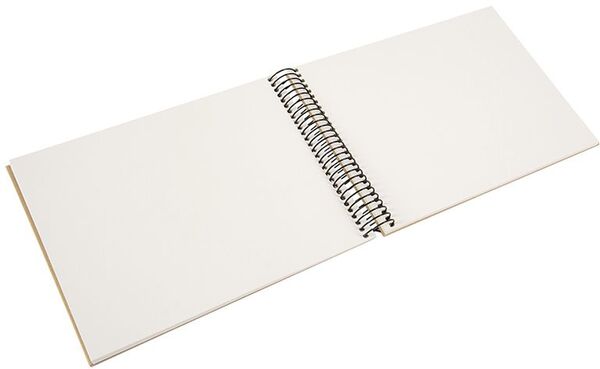 goldbuch Spiralalbum Bella Vista ohne Fenster 24x17 40 weiße Seiten  beige
