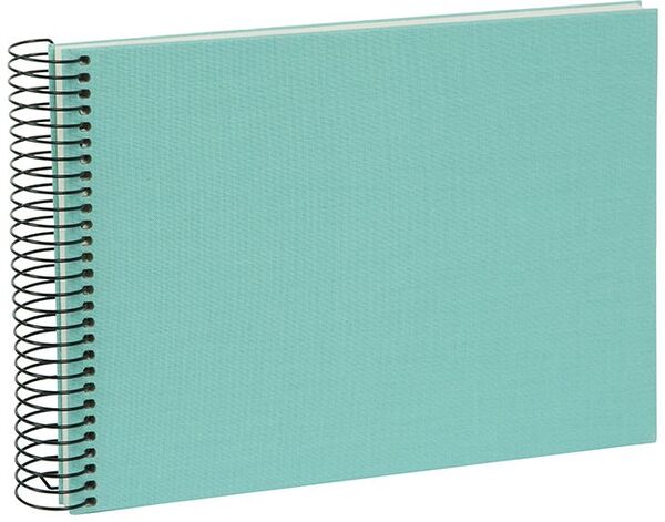 goldbuch Spiralalbum Bella Vista ohne Fenster 24x17 40 weiße Seiten  aqua