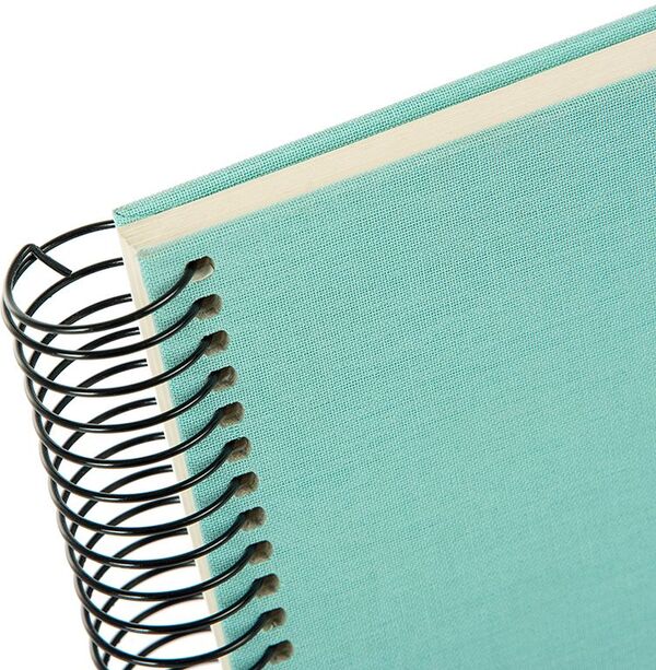 goldbuch Spiralalbum Bella Vista ohne Fenster 24x17 40 weiße Seiten  aqua