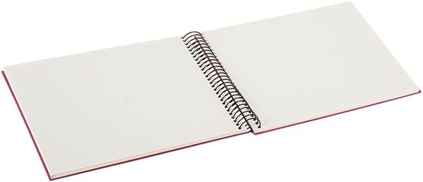 goldbuch Spiralalbum Bella Vista ohne Fenster 24x17 40 weiße Seiten  fuchsia