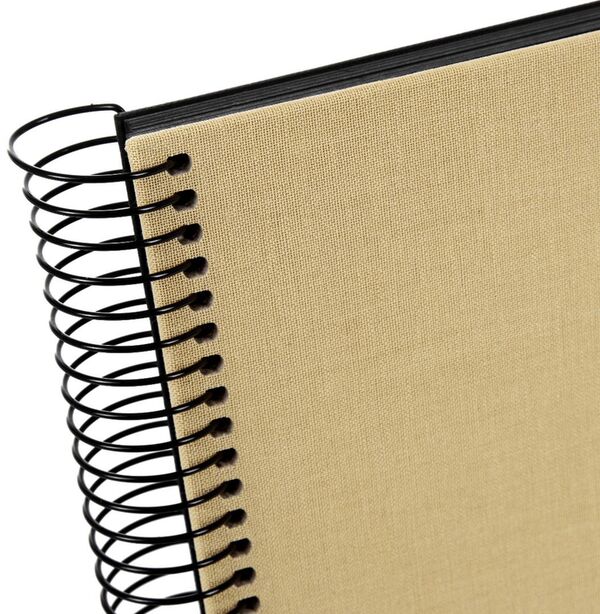goldbuch Spiralalbum Bella Vista ohne Fenster 35x30 40 schwarze Seiten  beige