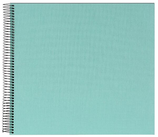 goldbuch Spiralalbum Bella Vista ohne Fenster 35x30 40 schwarze Seiten  aqua