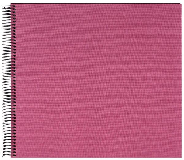 goldbuch Spiralalbum Bella Vista ohne Fenster 35x30 40 schwarze Seiten  fuchsia