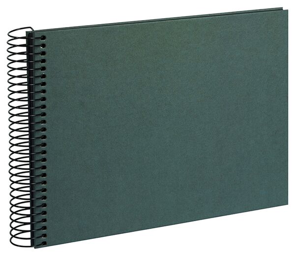 goldbuch Spiralalbum Hanf-Papeterie  24x17 cm Midnight Green
