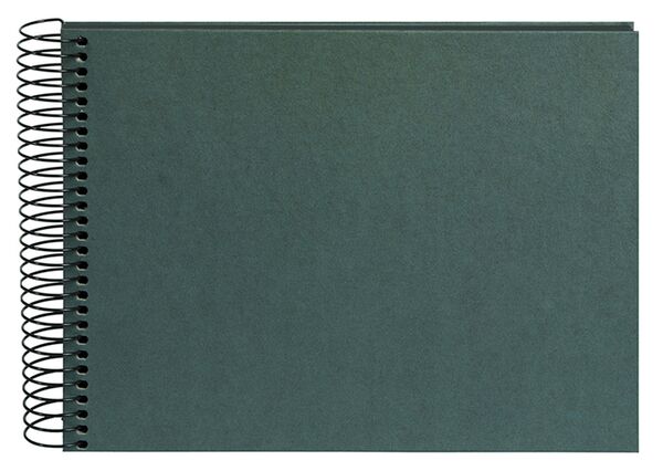 goldbuch Spiralalbum Hanf-Papeterie  24x17 cm Midnight Green