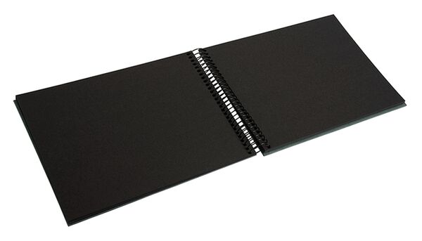 goldbuch Spiralalbum Hanf-Papeterie  24x17 cm Midnight Green