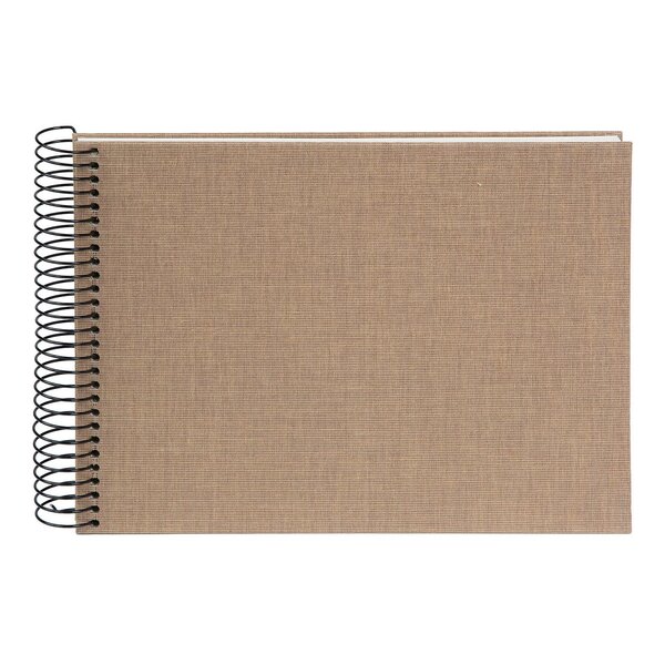 goldbuch Spiralalbum Summertime Cozy 24x17 40 weiße Seiten  maple