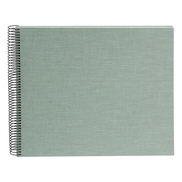goldbuch Spiralalbum Summertime Cozy 35x30 40 weiße Seiten  sage green