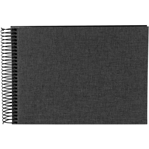 goldbuch Spiralalbum Summertime Trend 2 24x17 40 schwarze Seiten  anthrazit
