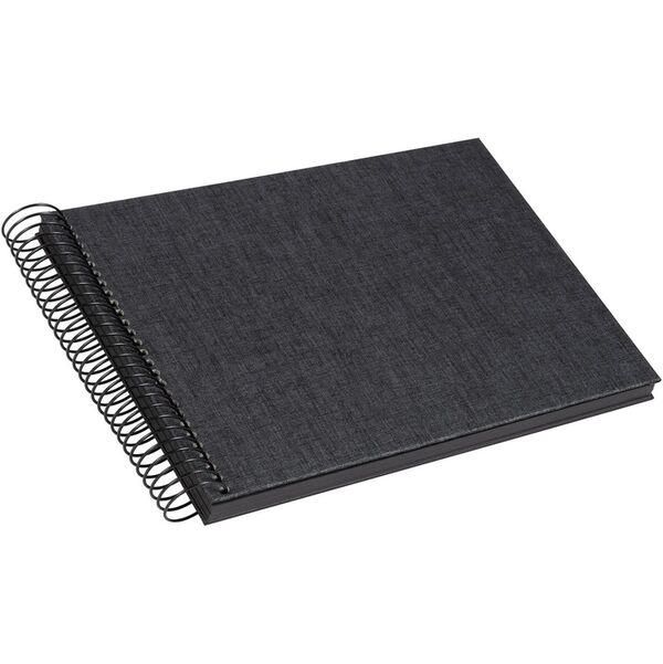goldbuch Spiralalbum Summertime Trend 2 24x17 40 schwarze Seiten  anthrazit