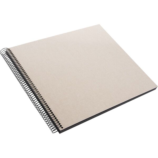 goldbuch Spiralalbum Summertime Trend 2 35x30 40 schwarze Seiten  beige
