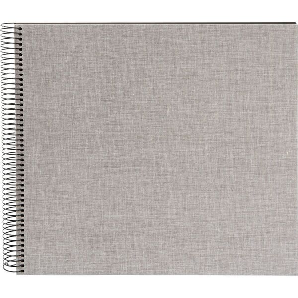 goldbuch Spiralalbum Summertime Trend 2 35x30 40 schwarze Seiten  grau