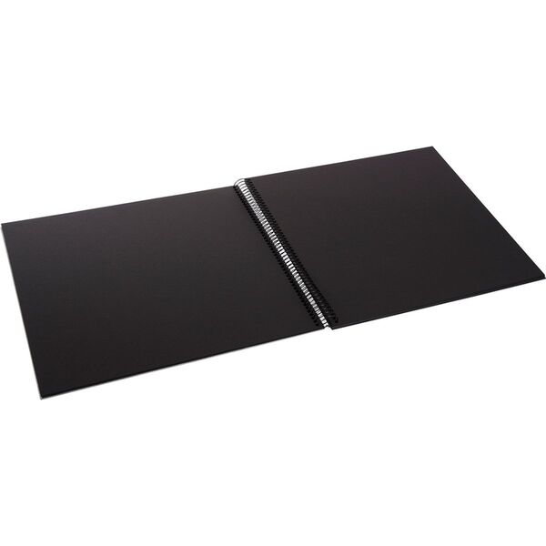 goldbuch Spiralalbum Summertime Trend 2 35x30 40 schwarze Seiten  grau