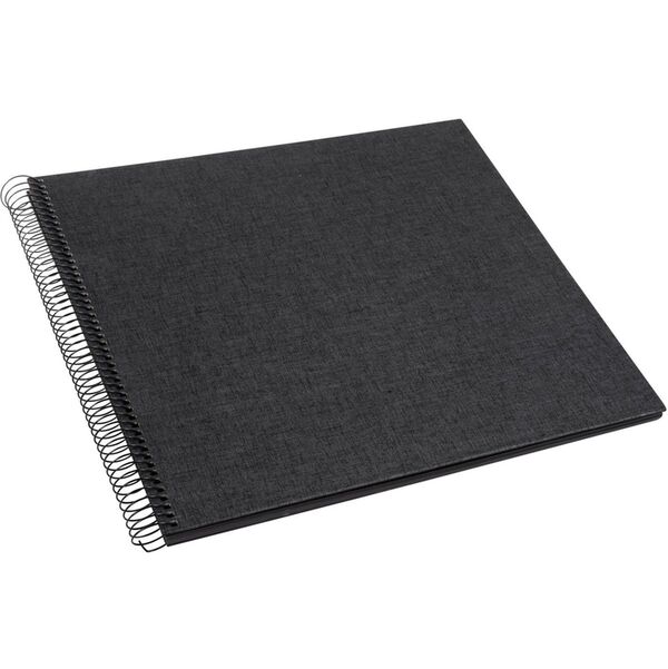 goldbuch Spiralalbum Summertime Trend 2 35x30 40 schwarze Seiten  anthrazit