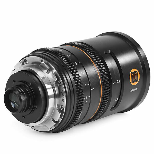 Great Joy 50mm T2.9 1.8x Anamorphic Lens  MFT Amber Lens Flare