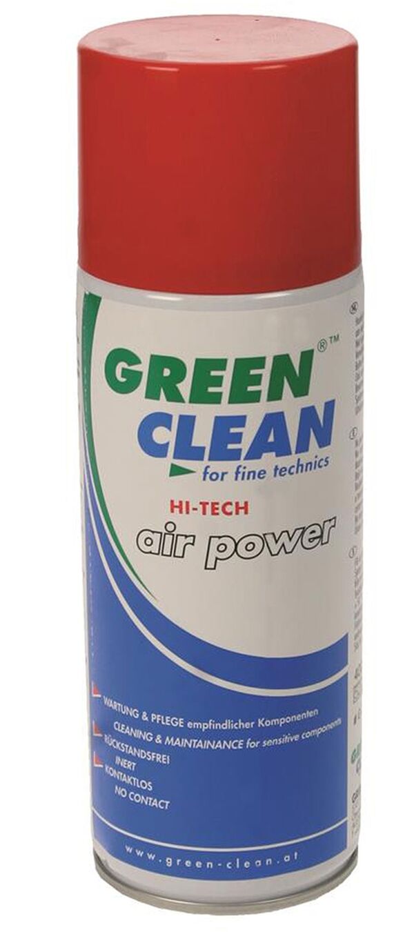 Green Clean High Tech Air Power Druckluft 400ml + Ventil 