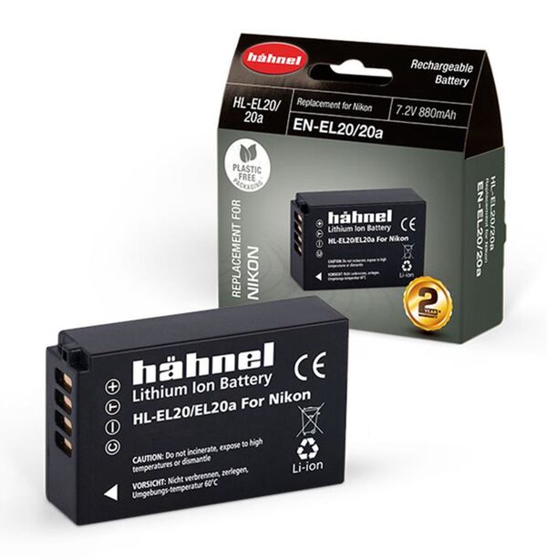 Hähnel Akku für Nikon 1 / J1 / J2 EN-EL20a 