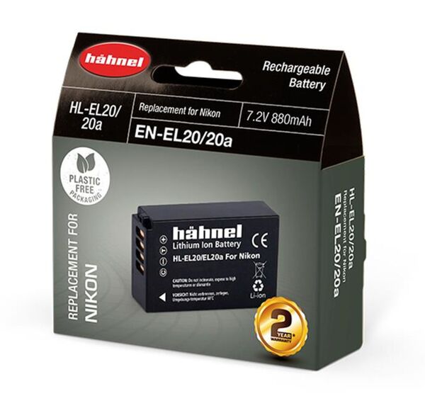 Hähnel Akku für Nikon 1 / J1 / J2 EN-EL20a 