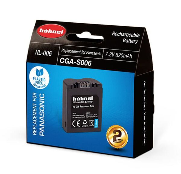Hähnel Akku für Panasonic CGA-S006 