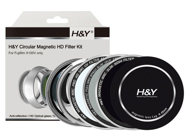 H&Y Fujifilm X100V/X100VI Filter Set  silber