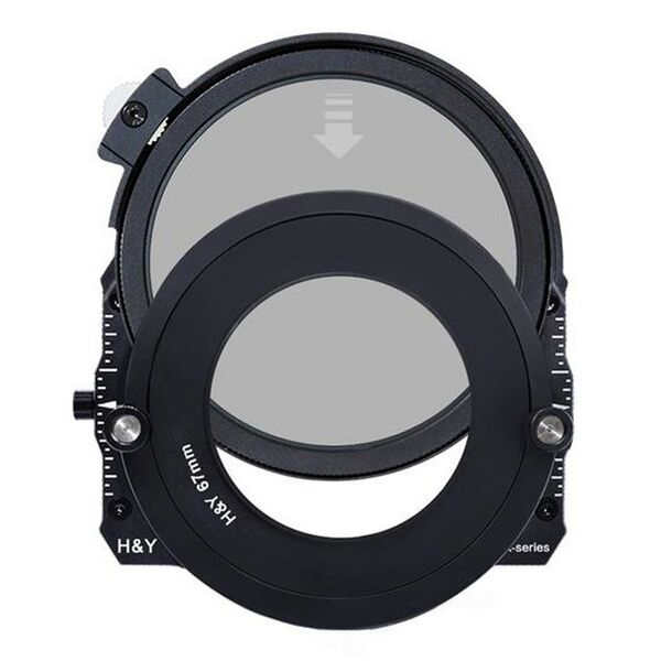 H&Y K-Serie ND-Polfilter  0,9 ND8, 3 Blenden 95mm