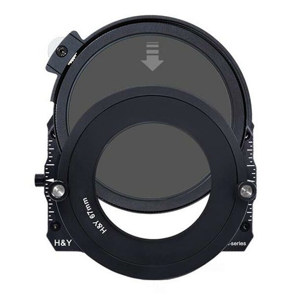 H&Y K-Serie ND-Polfilter  1,5 ND32, 5 Blenden 95mm