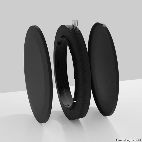 H&Y Objektivfront- und Rückdeckel REVORING 37-49mm 