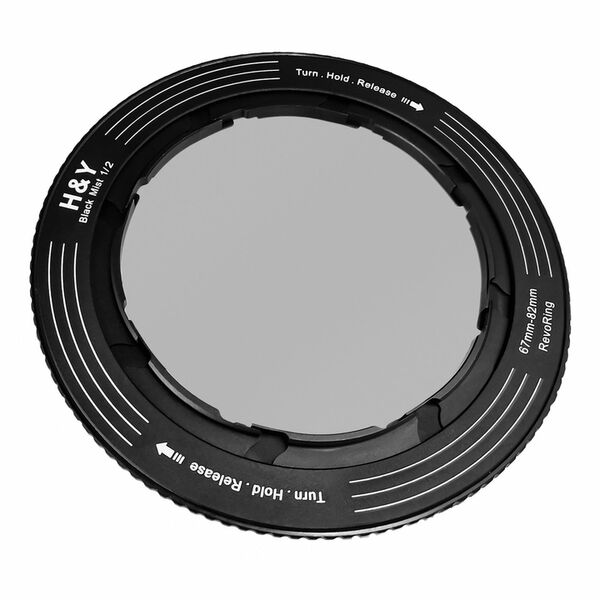 H&Y REVORING 67-82mm Black Mist  1/2