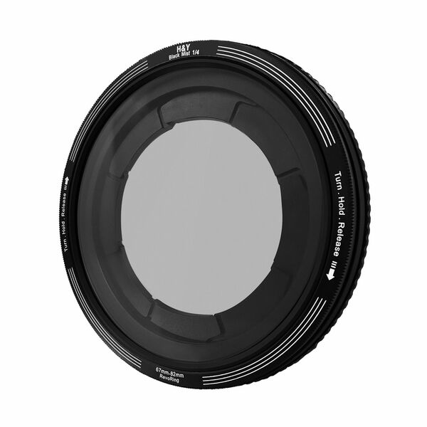 H&Y REVORING 67-82mm Black Mist  1/4 