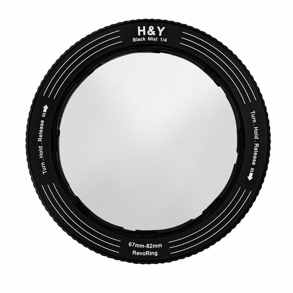 H&Y REVORING 67-82mm Black Mist  1/4 