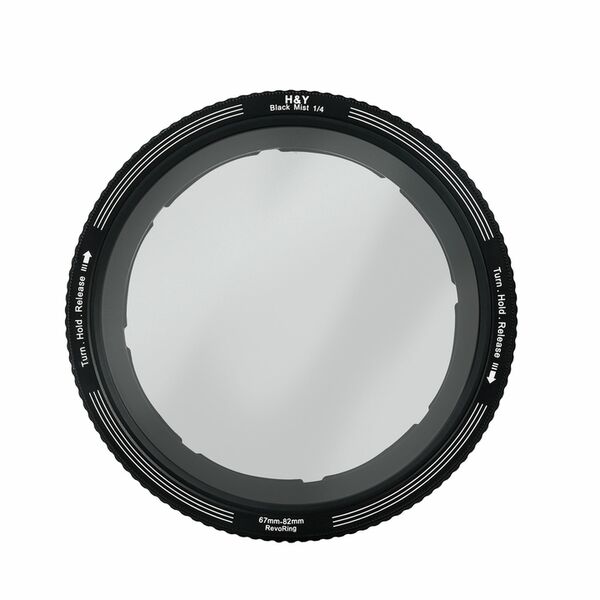 H&Y REVORING 67-82mm Black Mist  1/4 