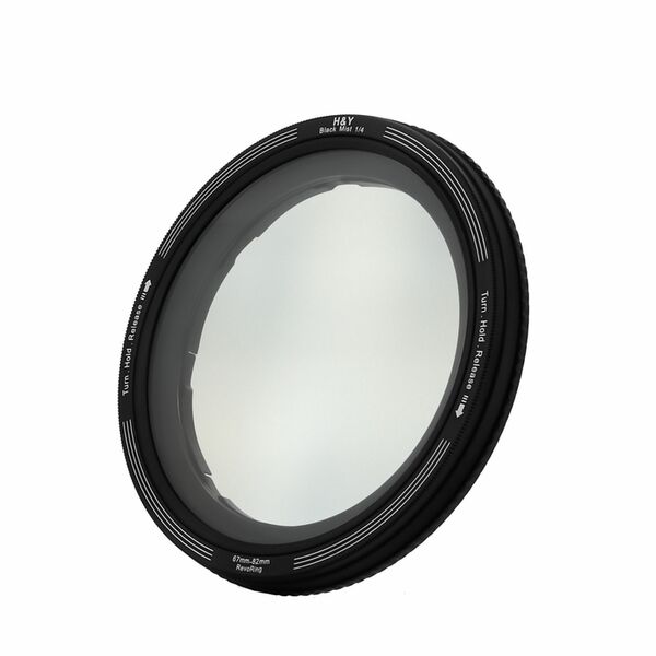 H&Y REVORING 67-82mm Black Mist  1/4 