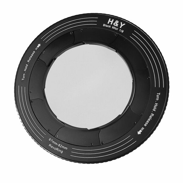 H&Y REVORING 67-82mm Black Mist  1/8 