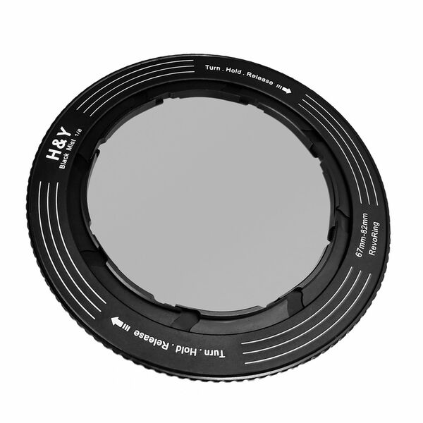 H&Y REVORING 67-82mm Black Mist  1/8 