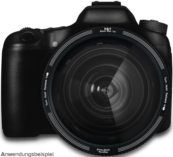 H&Y REVORING Black Mist  58-77mm 1/4 Filter