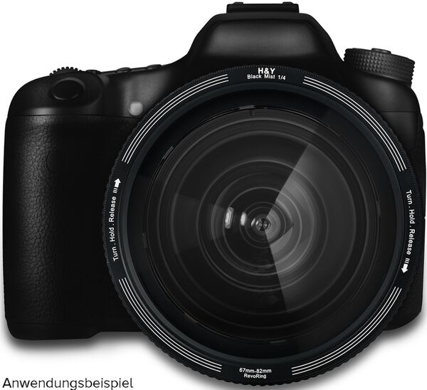 H&Y REVORING Black Mist  58-77mm 1/8 Filter