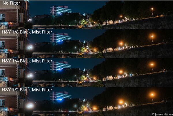 H&Y REVORING Black Mist  58-77mm 1/8 Filter