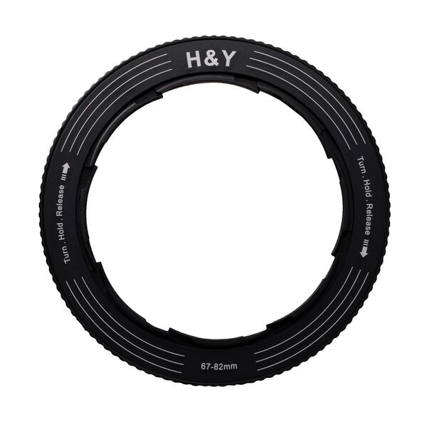 H&Y REVORING Filteradapter für 82mm Filter  67-82mm